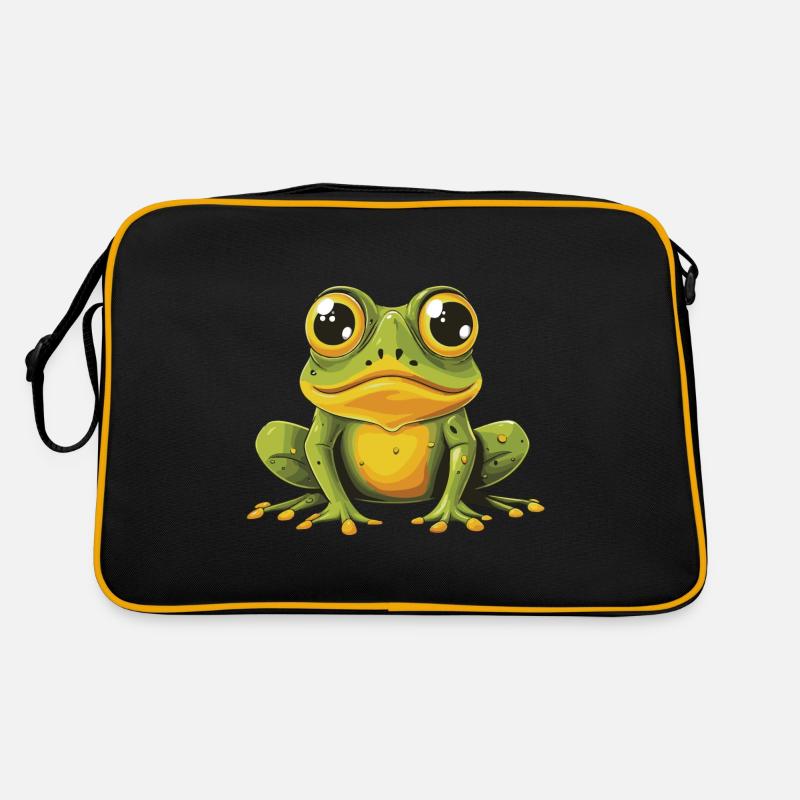 Frosch Tier Retro Tasche