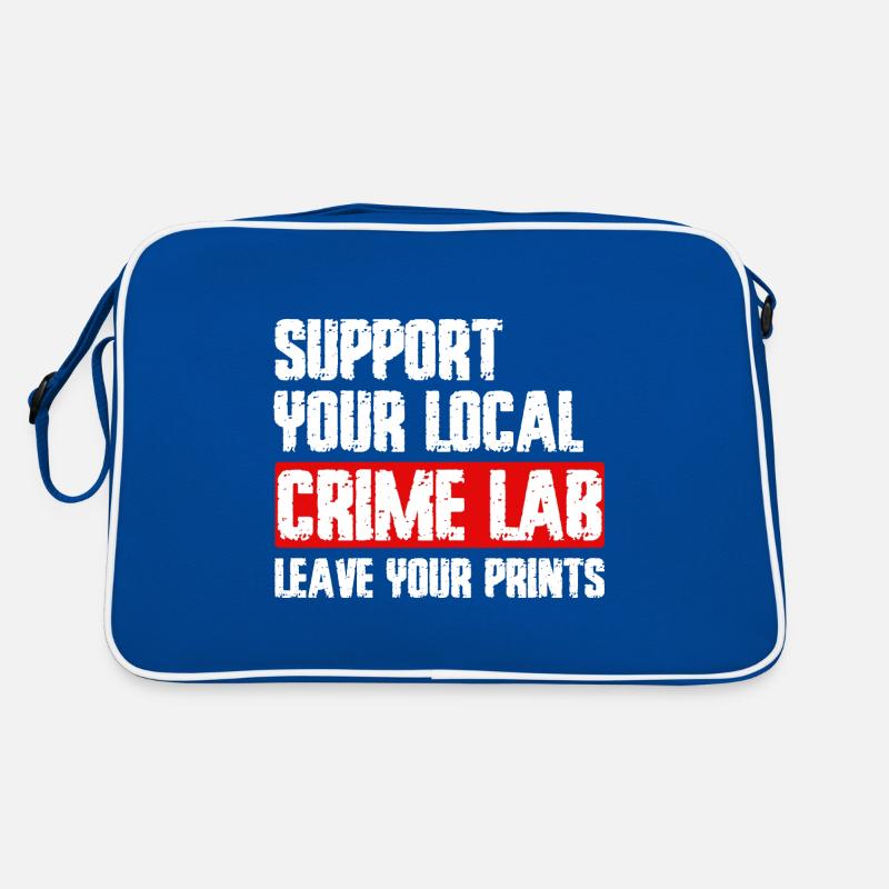 Kriminaltechniker Tatortermittler Forensik Spruch Retro Tasche