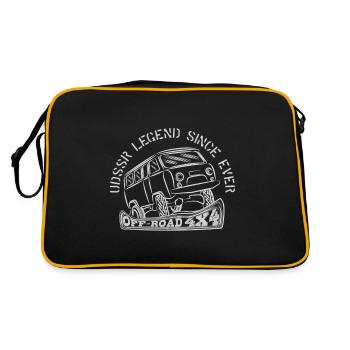 LA LÉGENDE DE L’URSS DEPUIS TOUJOURS - Sac Retro - noir/or - Dos