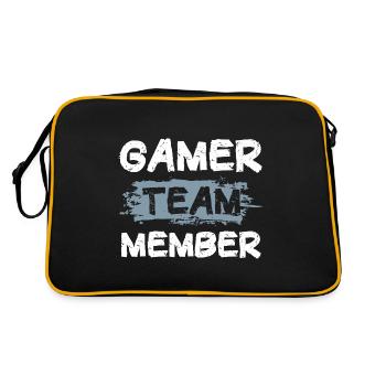 L’équipe des joueurs - Sac Retro - noir/or - Dos