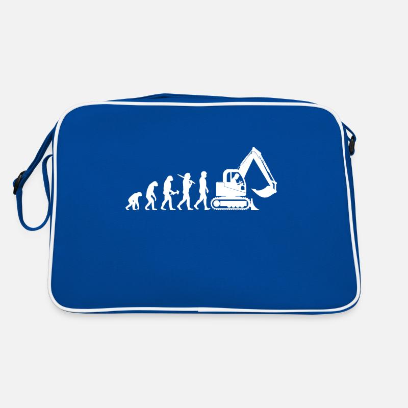 Baggerfahrer Baggerführer Evolution Geschenk Retro Tasche