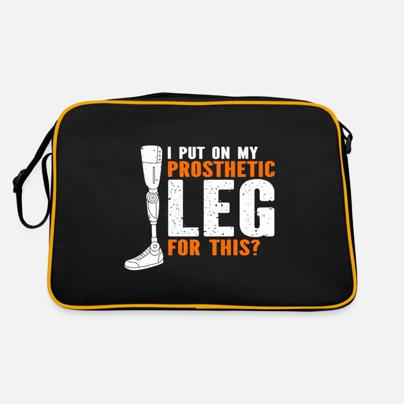 Bionic leg design for leg prostheses Retro Bag