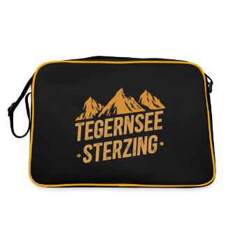 Traversée des Alpes Tegernsee Sterzing - Sac Retro - noir/or - Dos