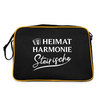 Styrian squeezebox Ziacha homeland music - Retro Bag - black/gold - Back