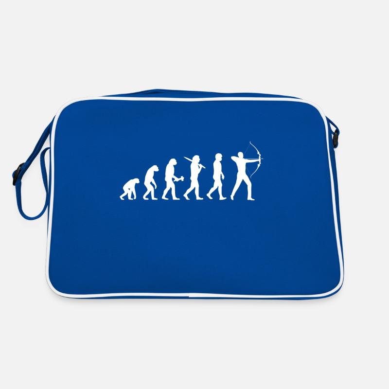 Bogenschütze Bogenschießen Evolution Geschenk Retro Tasche