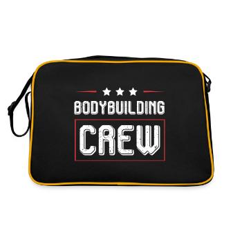 Equipe de musculation - Sac Retro - noir/or - Dos
