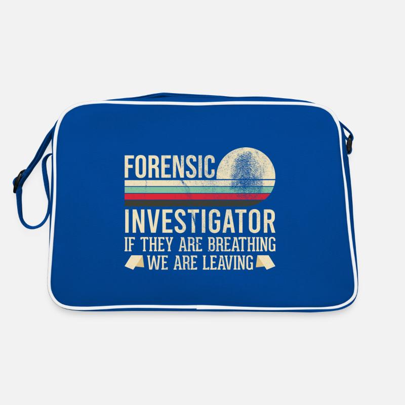 Forensic Technician Crime Scene Investigator Forensic Sentence Retro Bag