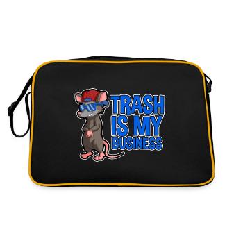 Conception d’opossum pour les amateurs d’opossum et d’opossum - Sac Retro - noir/or - Dos