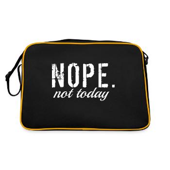 Nope not today. - Sac Retro - noir/or - Dos