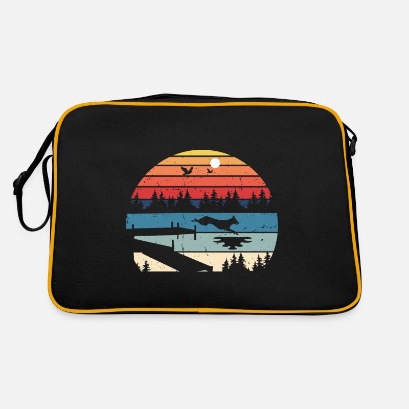 Dock Diving Design for Dog Jumping and Dock Dog Retro Bag