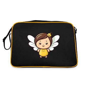 Fairy Cute Fairy Tale - Retro Bag - black/gold - Back