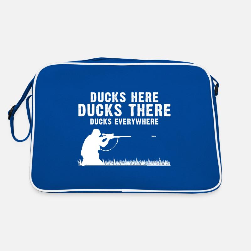 Conception de chasse au canard drôle Conception de chasseurs de canards de chasse Sac Retro