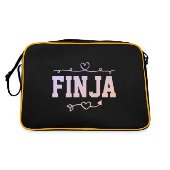Jennifer - Sac Retro - noir/or - Dos