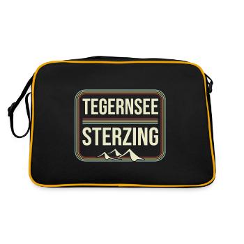 Traversée des Alpes Tegernsee Sterzing - Sac Retro - noir/or - Dos