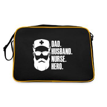 Papa Mari Infirmière Héroïne - Infirmière soignante - Sac Retro - noir/or - Dos