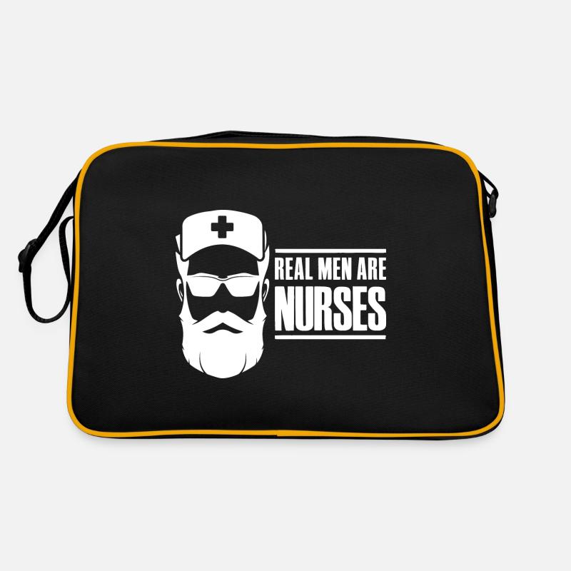 Real Men Are Nurses - Nurse Pfleger Retro Bag