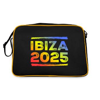 Ibiza 2025 Coloré - Sac Retro - noir/or - Dos