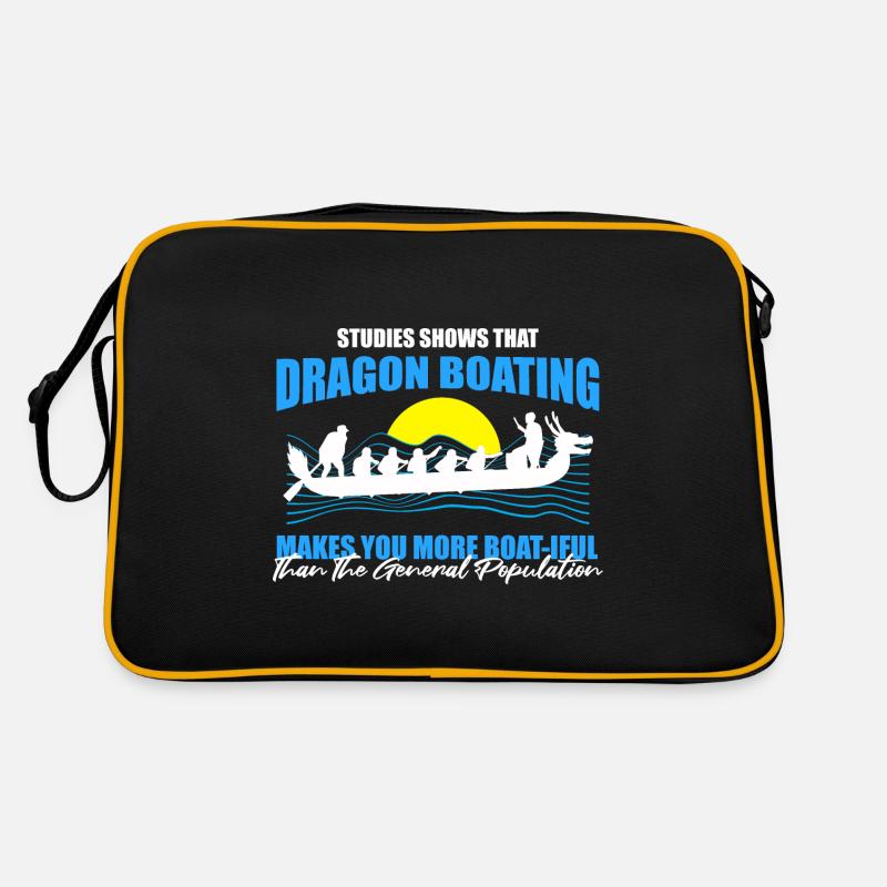 Course de bateaux chinois pour les entraîneurs de bateaux-dragons Sac Retro
