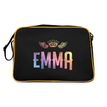 Emma - Sac Retro - noir/or - Dos