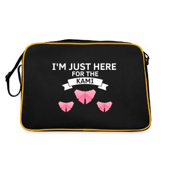 Conception d'origami japonais et origami kirigami - Sac Retro - noir/or - Dos