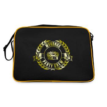 Équipage de mykonos - Sac Retro - noir/or - Dos