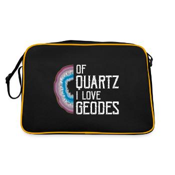 Rock Research and Quartz Rock Design - Retro Bag - black/gold - Back