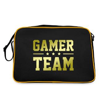 Équipe de joueurs - Sac Retro - noir/or - Dos
