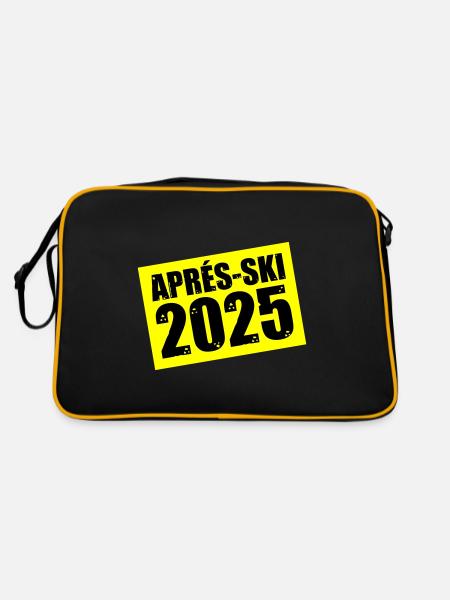 Après-ski 2025 - Sac Retro - noir/or - Dos