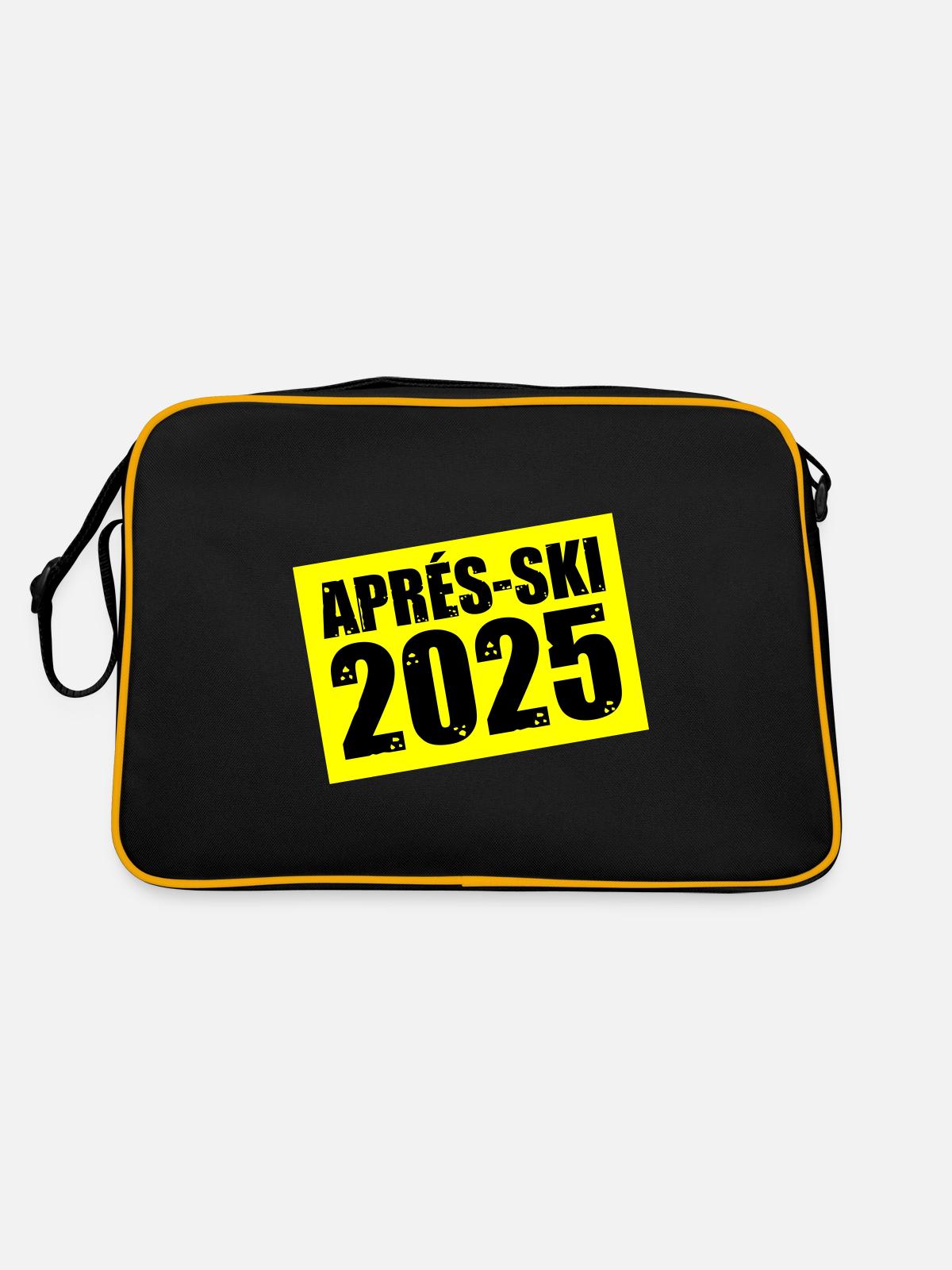 Après-ski 2025 - Retro Bag - black/gold - Back