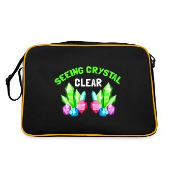 Rock Research and Quartz Rock Design - Retro Bag - black/gold - Back