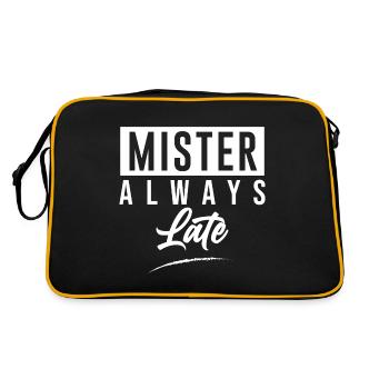 Mister Always Late - Sac Retro - noir/or - Dos
