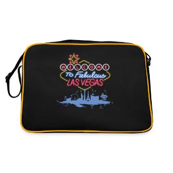 Bienvenue à Las Vegas Bouclier Nevada - Sac Retro - noir/or - Dos