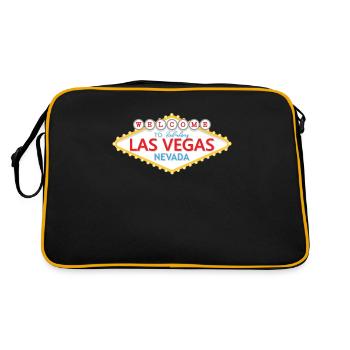 Bienvenue à Las Vegas Bouclier Nevada - Sac Retro - noir/or - Dos