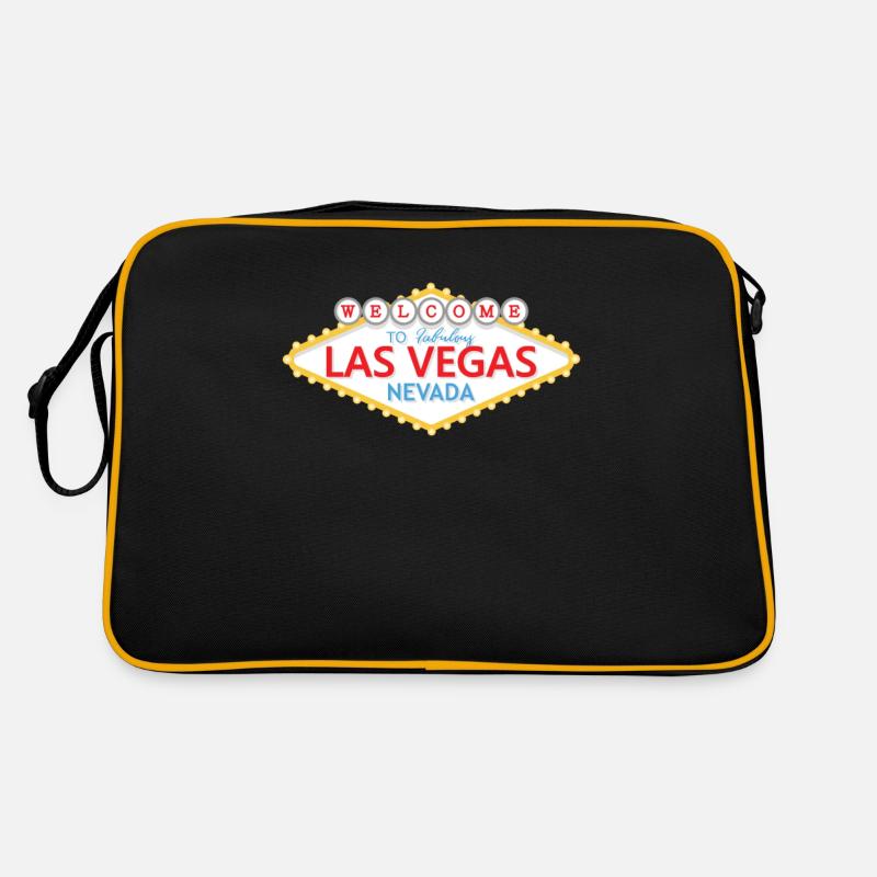 Willkommen in Las Vegas Nevada Schild Retro Tasche
