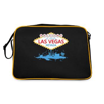 Bienvenue à Las Vegas Bouclier Nevada - Sac Retro - noir/or - Dos