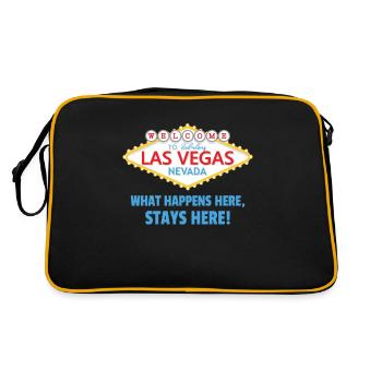 Bienvenue à Las Vegas Bouclier Nevada - Sac Retro - noir/or - Dos