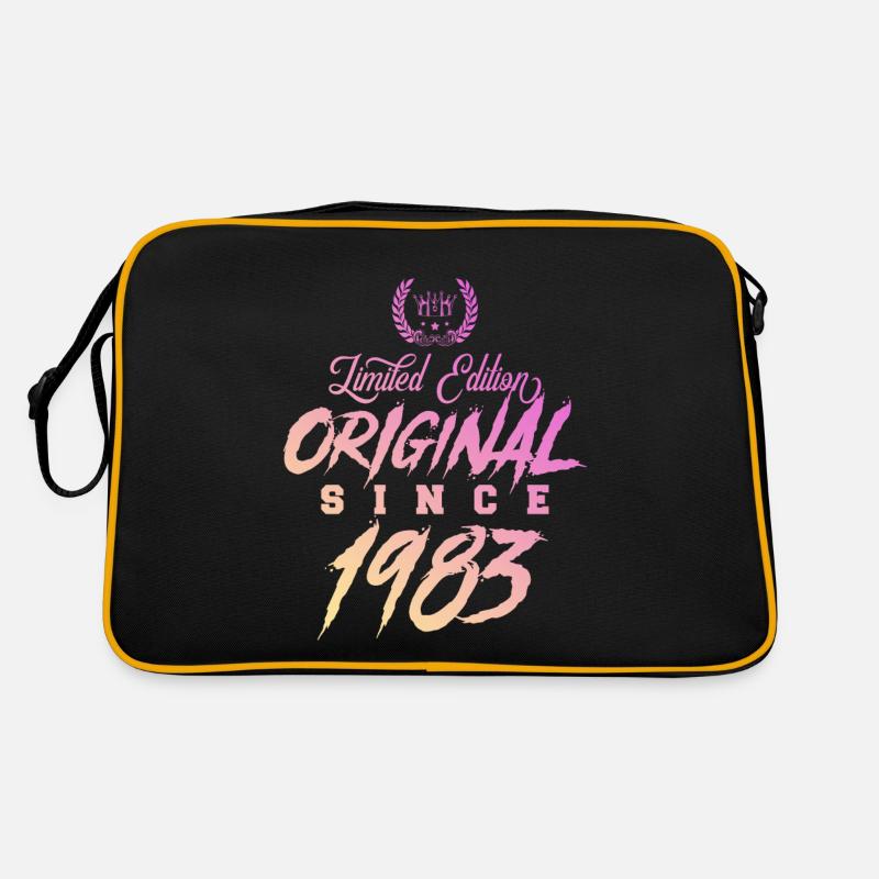1983 limited edition Original - Retro Tasche - Schwarz/Gold