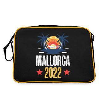 Mallorca 2022 - Retro Tasche - Schwarz/Gold - Hinten