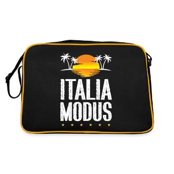 Mode Italie - Sac Retro - noir/or - Dos