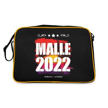 Malle 2022 - Sac Retro - noir/or - Dos