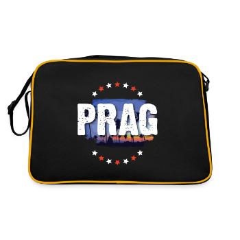 Prague - Retro Bag - black/gold - Back