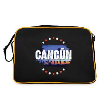 Cancun - Retro Bag - black/gold - Back