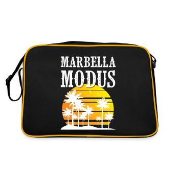Marbella Mode - Sac Retro - noir/or - Dos