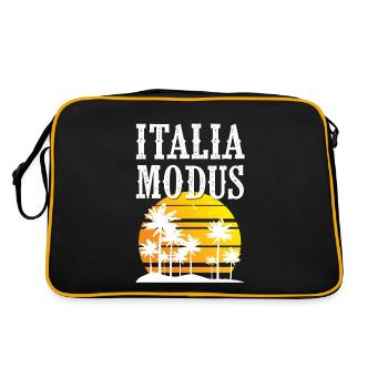 Mode Italie - Sac Retro - noir/or - Dos