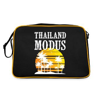 Mode Thaïlande - Sac Retro - noir/or - Dos