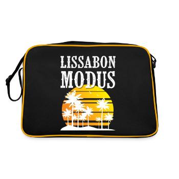 Lisbon Mode - Retro Bag - black/gold - Back