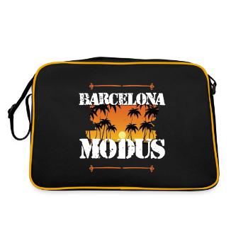 Mode Barcelone - Sac Retro - noir/or - Dos