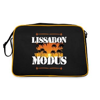 Mode Lisbonne - Sac Retro - noir/or - Dos