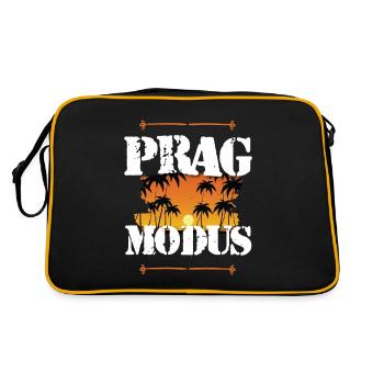 Prague Mode - Sac Retro - noir/or - Dos