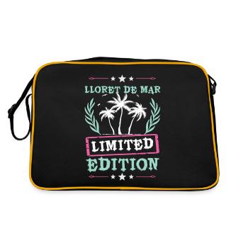Lloret De Mar Limited Edition - Retro Bag - black/gold - Back